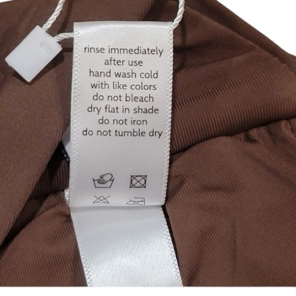 Andie The Scala‎ Top Bikini Separate Color Espresso Brown Style AT169 Size Small - Picture 6 of 11